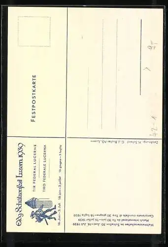 AK Luzern, Eidg. Schützenfest 1939, Der Veteran