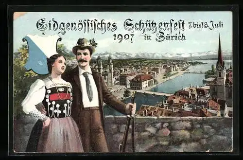 AK Zürich, Eidgenössisches Schützenfest 1907