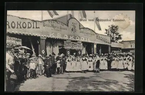 AK Hannover, Schützenfest, Ausschank der Brande & Meyer Brauerei