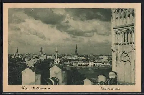 AK Riga, Stadtpanorama, Pilsetas ainava