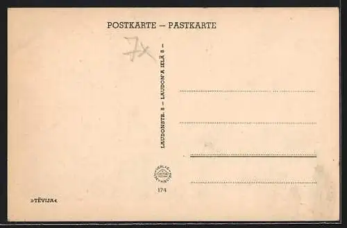 AK Riga, Ansicht von der Düna