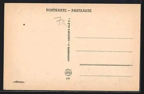 AK Riga, Ansicht von der Düna