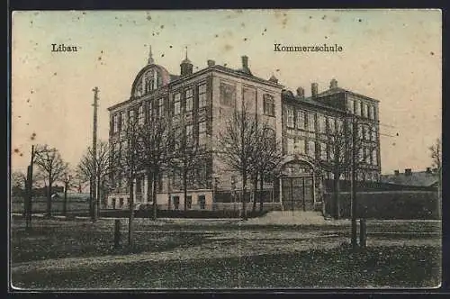 AK Libau, Aussenansicht der Kommerzschule