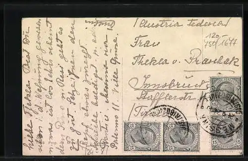 AK Messina, La catastrofe, Torrente Portalegna, Erdbeben