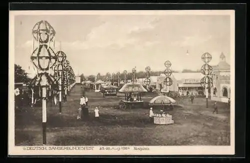 AK Hannover, 9. Deutsch. Sängerbundesfest 1924, Festplatz