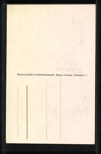 AK Hannover, 9. Deutsch. Sängerfest 1925, Das deutsche Handwerk begrüsst die deutschen Sänger