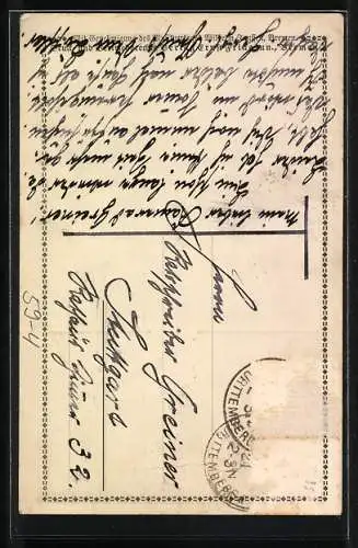 AK Menschen an einem Feuer, Noten und Text vom Lied Sonnenwende