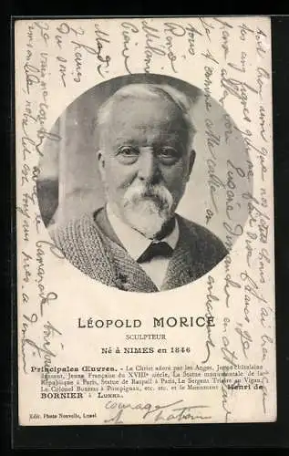 AK Der Skulpteur Léopold Morice