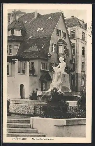 AK Stuttgart, Alexanderbrunnen
