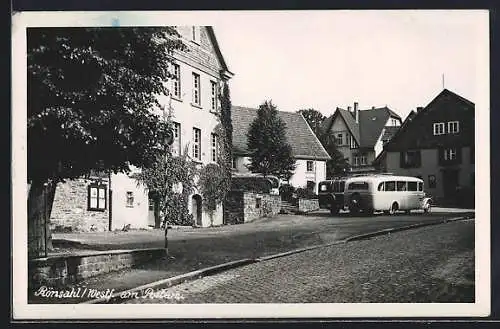 AK Rönsahl /Westf., Strasse am Postamt