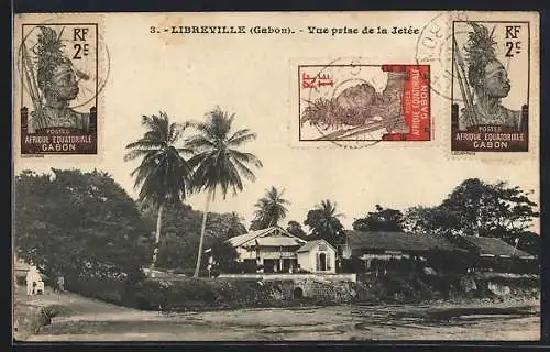 AK Libreville, Vue prise de la Jetée