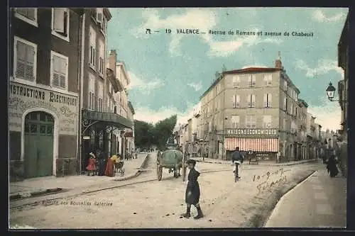 AK Valence, Avenue de Romans et avenue de Chabeuil