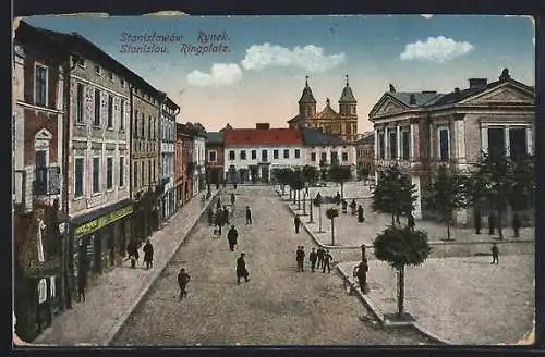 AK Stanislau, Blick auf den Ringplatz