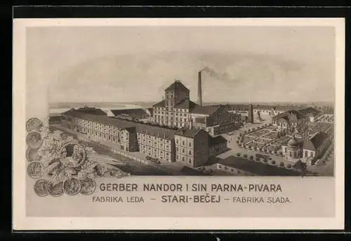 AK Becej, Stari Becej, Gerber Nandor i Sin Parna-Pivara, Fabrika Leda, Brauerei