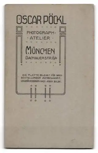 Fotografie Oscar Pöckl, München, Dachauerstr. 6, Portrait eines Paares