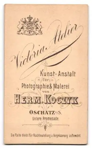 Fotografie H. Koczyk, Oschatz, Porträt eines jungen Mannes