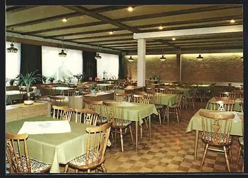 AK Rethem /Aller, Helms` Hotel, Bahnhofstrasse 26, Innenansicht