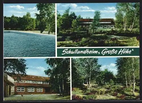 AK Harpstedt, Schullandheim Grosse Höhe, Hof, Ortspartie