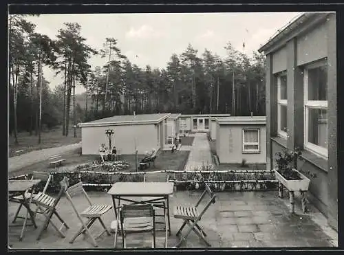 AK Schmannewitz /Dahlener Heide, FDGB-Erholungsheim Käthe-Kollwitz-Hütte