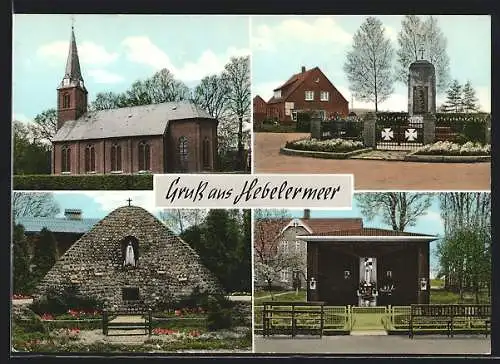 AK Hebelermeer, Kirche, Kapelle, Grabmal