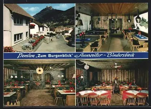 AK Annweiler-Bindersbach am Trifels, Gasthof und Pension Zum Burgenblick, Innenansichten