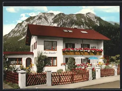 AK Oberstdorf, Fremdenheim Dressler, Trettachstrasse 29