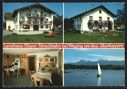 AK Waging am See, Hotel Landhaus Mayer-Hirschalm, Hirschalm 5, Innenansicht, Garten