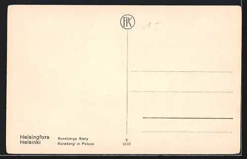 AK Helsinki, Runeberg` in Patsas