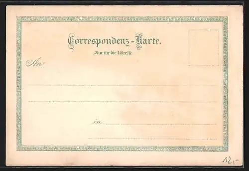 Lithographie Teplitz Schönau / Teplice, Gasthaus auf dem Schlossberg, Stadtbad, Theater, Wandelbahn