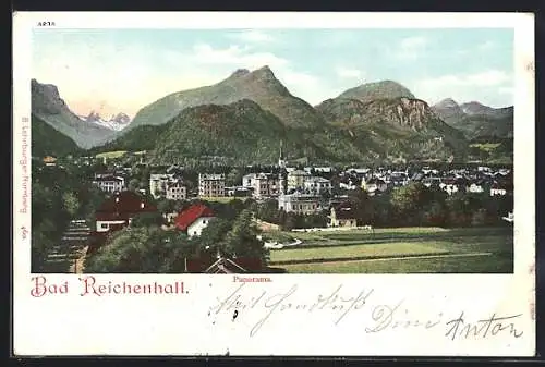 AK Bad Reichenhall, Panorama der Stadt