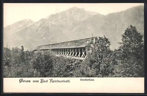 AK Bad Reichenhall, Blick aufs Gradierhaus