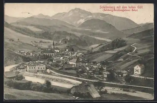 AK Schellenberg / Berchtesgaden, Panorama mit hohem Göll