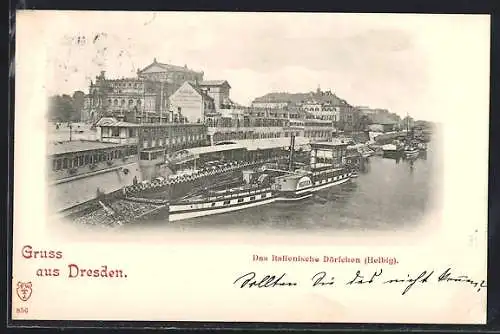 AK Dresden, Das Italienische Dörfchen Helbig