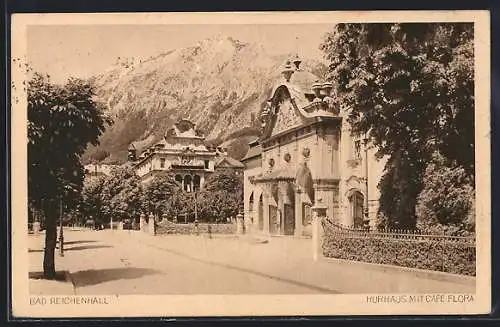 AK Bad Reichenhall, Kurhaus mit Café Flora