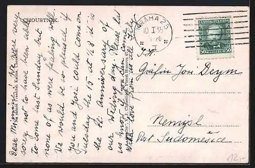 AK Choustník, Die Kirche, Ortspartien