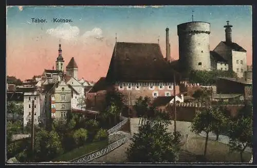 AK Tabor, Kotnov, Teilansicht der Stadt