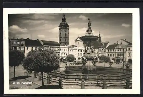 AK Budweis / Ceske Budejovice, Námestí