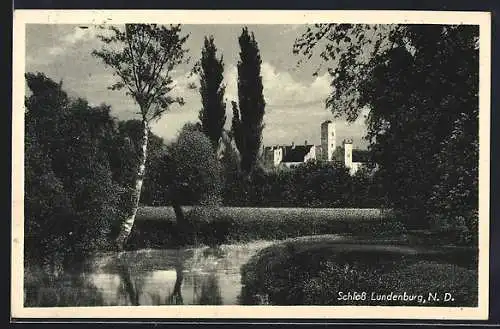 AK Lundenburg, Blick zum Schloss