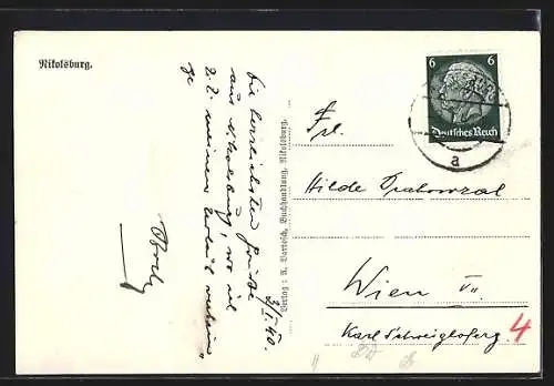 AK Nikolsburg, Ortsansicht