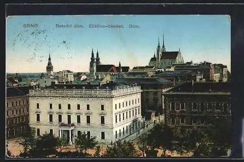 AK Brno, Besdni dum, Eliscino-námestí, Dóm