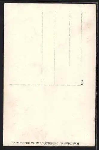 AK Laufen / Obb., Brunnen und Denkmal