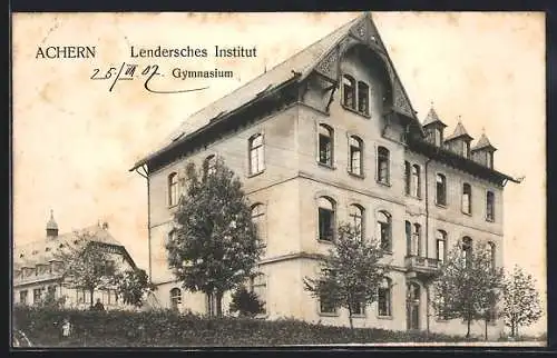 AK Achern, Ledersches Institut, Gymnasium