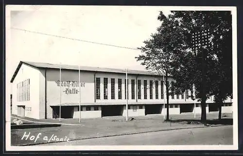 AK Hof a. Saale, Die Halle