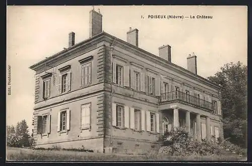 AK Poiseux /Nièvre, Le Chateau