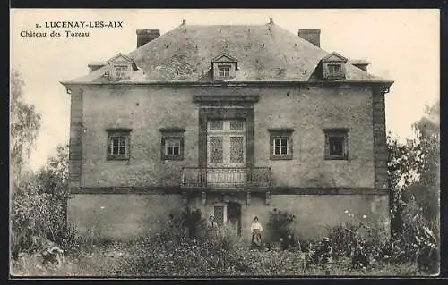 AK Lucenay-les-Aix, Chateau des Tozeau