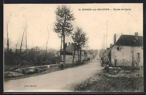 AK Brinon-sur-Beuvron, Route de Varzy