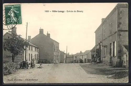 AK Ville-Langy, Entrée du Bourg