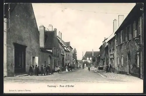 AK Tannay, Rue d`Enfer, Strassenpartie