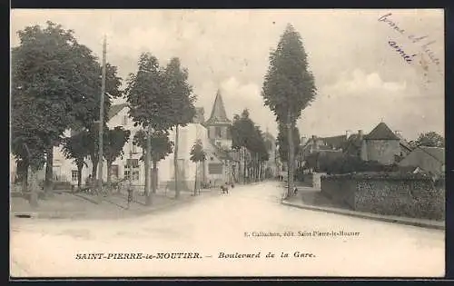 AK Saint-Pierre-le-Moutier, Boulevard de la Gare