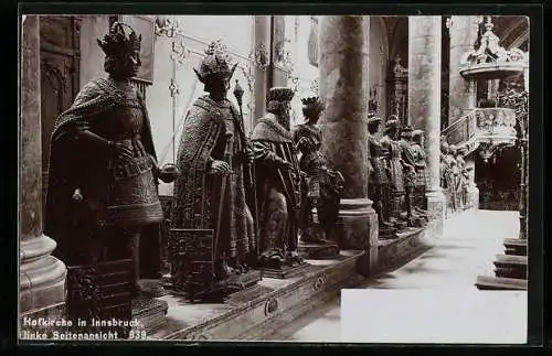 Foto-AK Fritz Gratl, Innsbruck, Skulpturen in der Hofkirche